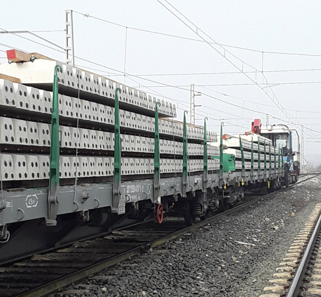 ADIF LICITA EL SERVICIO DE TRANSPORTE POR FERROCARRIL DE REPUESTOS PARA OBRAS Y LABORES DE MANTENIMIENTO